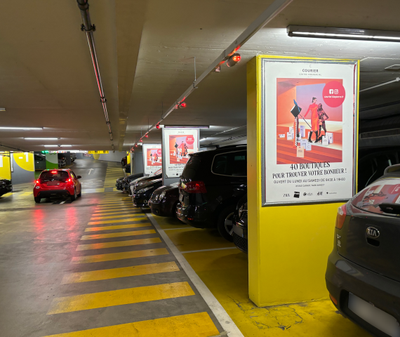 ILLUMINATED DISPLAYS IN VILLEREUSE PARKING