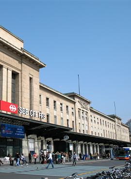 Enseigne lumineuse à Genève – PLACE CORNAVIN