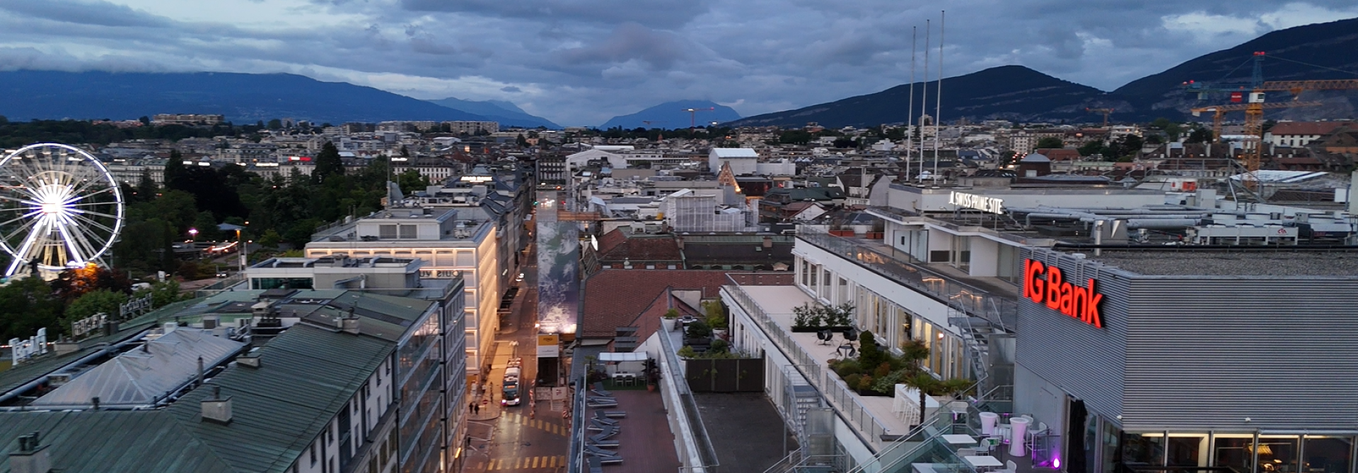 L’enseigne IG BANK à Genève