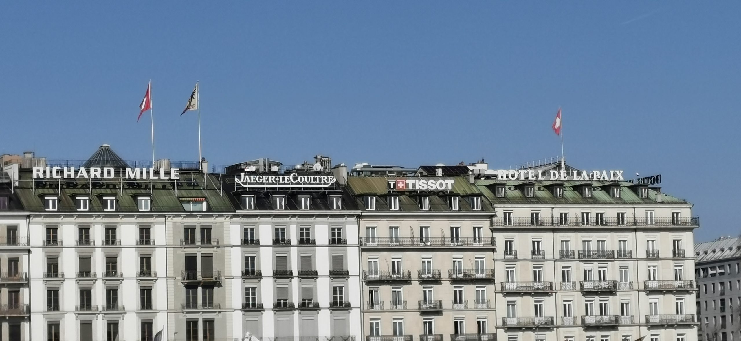 L’enseigne JAEGER-LECOULTRE  à Genève