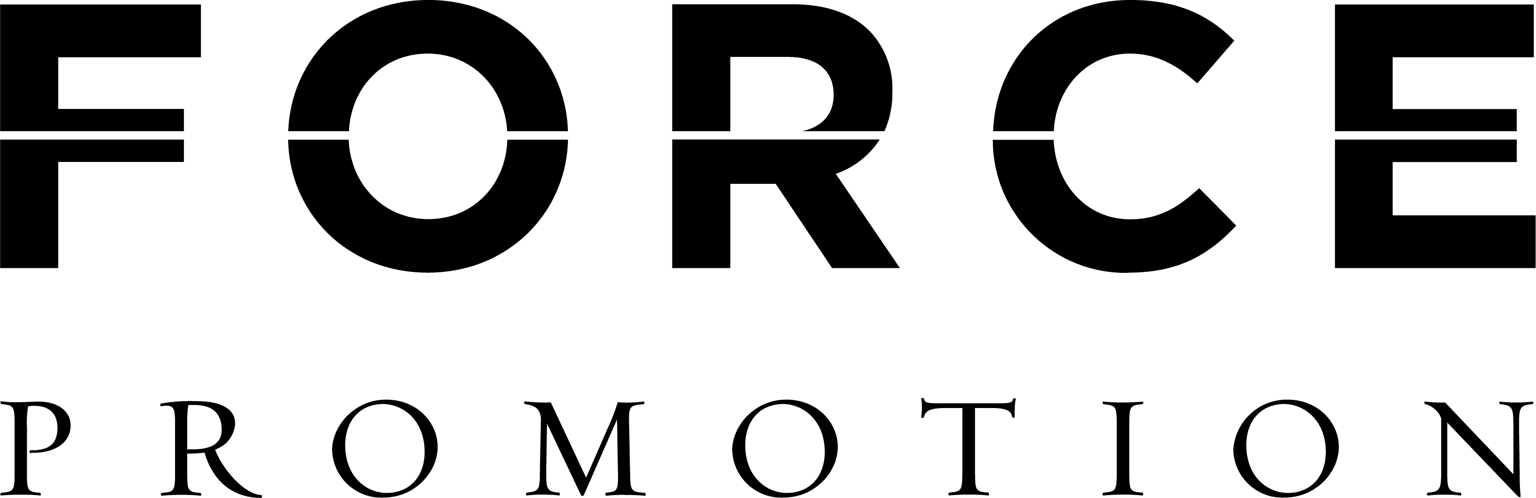 Logo de Force Promotion, fort de près de 40 ans d’expérience dans les enseignes lumineuses et publicité extérieure, alliant technologie et esthétisme