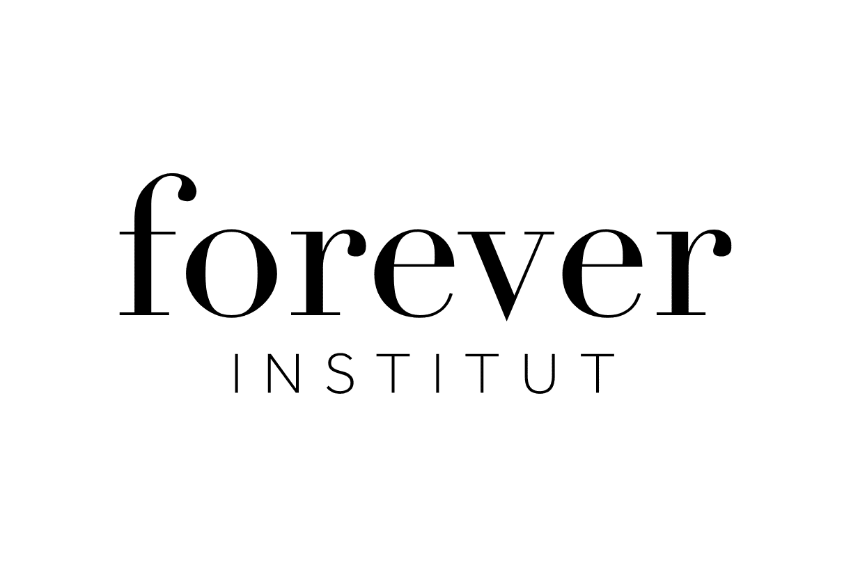 Logo de Forever Institut Genève, centre de bien-être et soins esthétiques, partenaire de longue date de Force Promotion pour des campagnes d’affichage premium, notamment au Parking du Mont-Blanc.