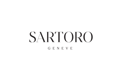 Logo de Sartoro, maison de haute joaillerie présente sur les supports OOH et DOOH de Force Promotion à Genève et en Suisse romande